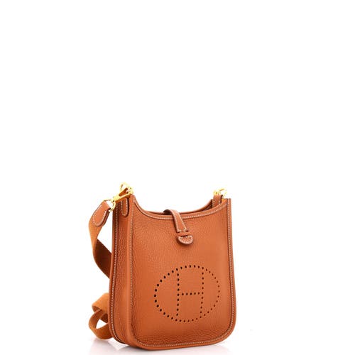 Pre-owned Hermes Hermes Evelyne Bag Gen Iii Clemence Tpm In Blue