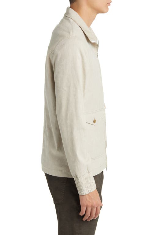 Rodd & Gunn Twin Bridges Linen Blend Jacket In Natural