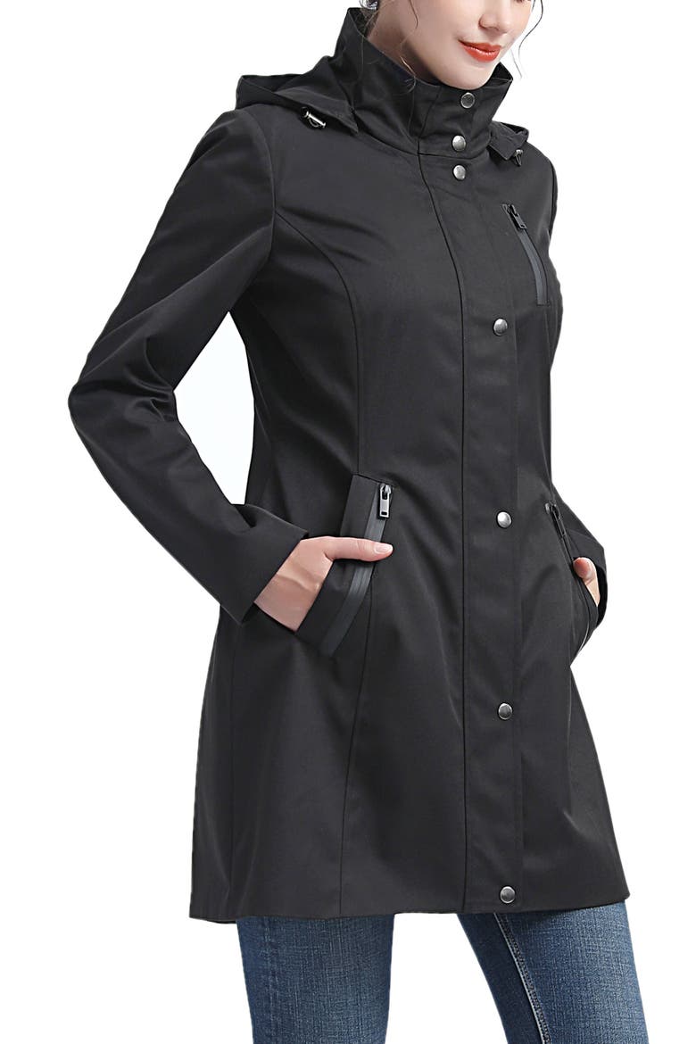 Women's Molly Hooded Anorak Jacket, Alternate, color, Black
