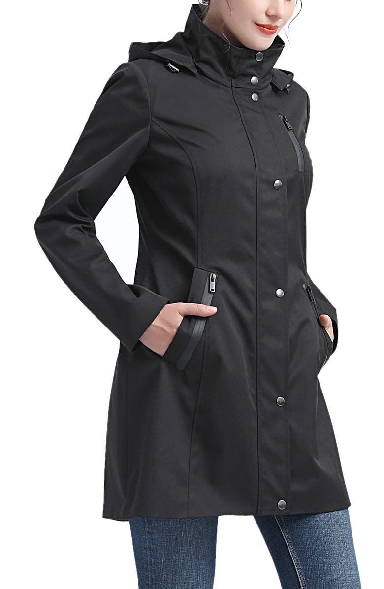 Kimi & Kai Women's Molly Hooded Anorak Jacket, Alternate, color, Black