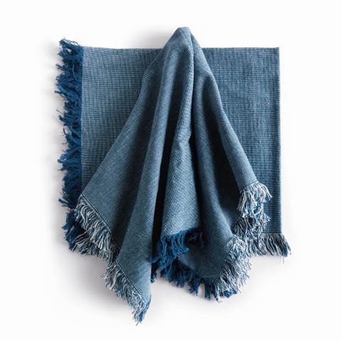 Aura Dark Blue Napkins Set of 4