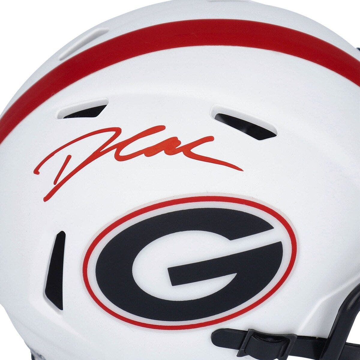 FANATICS AUTHENTIC D'Andre Swift Georgia Bulldogs Autographed Riddell ...