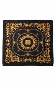 MARCUS ADLER Chain Print Satin Scarf