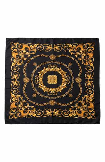 MARCUS ADLER Chain Print Satin Scarf
