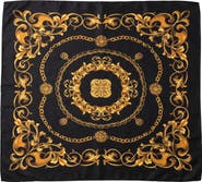 MARCUS ADLER Chain Print Satin Scarf