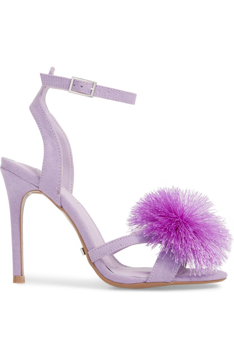 Topshop Renee Pompom Sandal, Alternate, color,