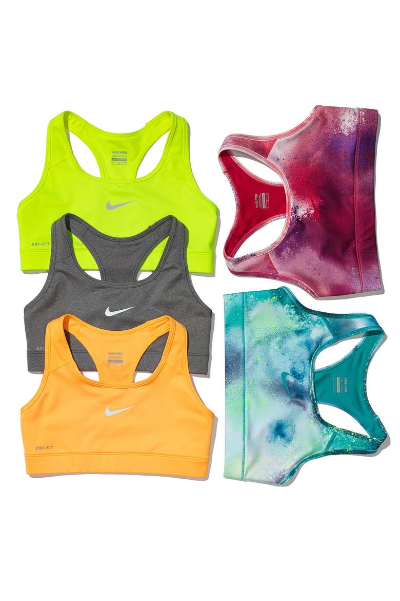 'Pro' Racerback Compression Bra, Alternate, color, CARB H/BLACK