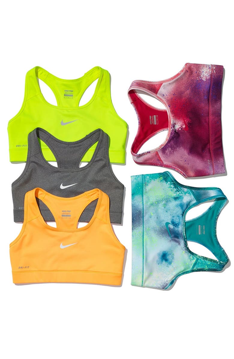 Nike 'Pro' Racerback Compression Bra, Alternate, color,