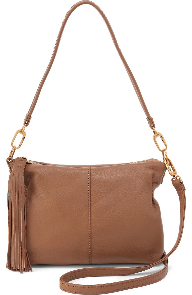 HOBO Kori Leather Crossbody Bag, Main, color, Timber Brown