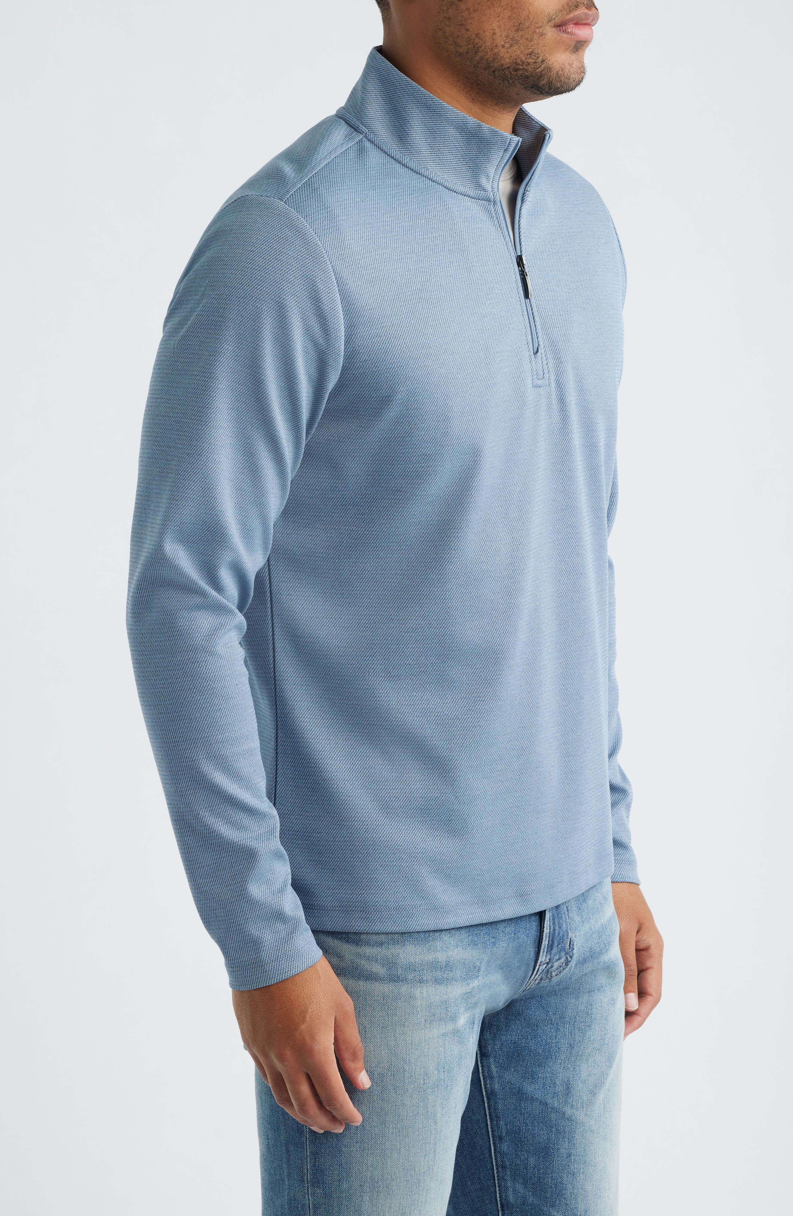 Мужские свитеры Robert Barakett Rupert Quarter Zip Pullover — фото 3