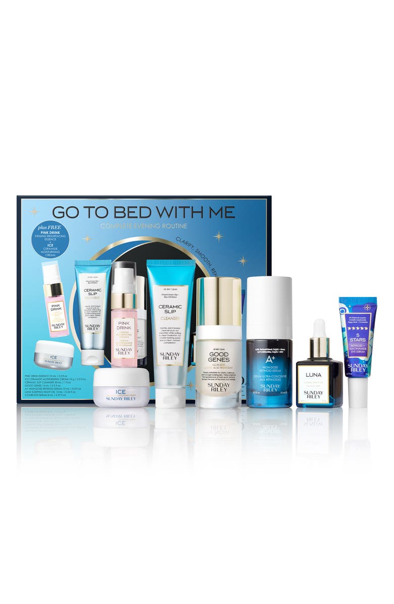 Sunday Riley Go to Bed With Me Complete Evening Routine Set $196 Value, Main, color,