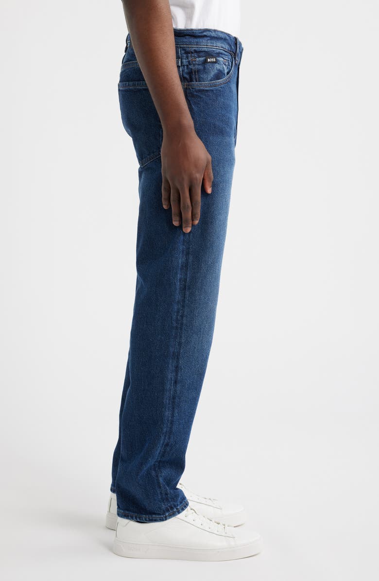 BOSS Ogden Straight Leg Jeans, Alternate, color, Navy