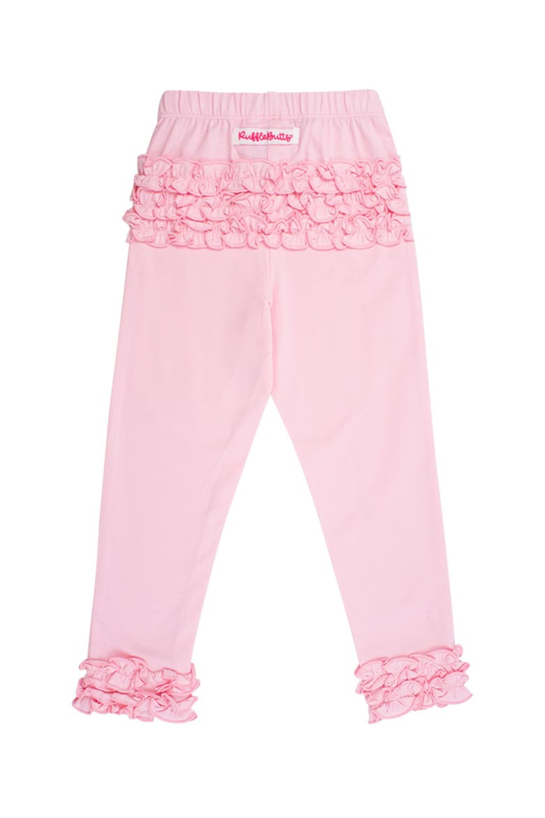 Toddler Girls Ruffle Leggings with Signature Rear Ruffles, Main, color, Pink