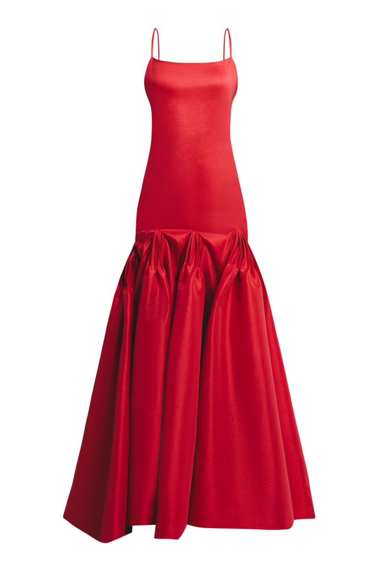 Triana Dress, Alternate, color, Scarllet