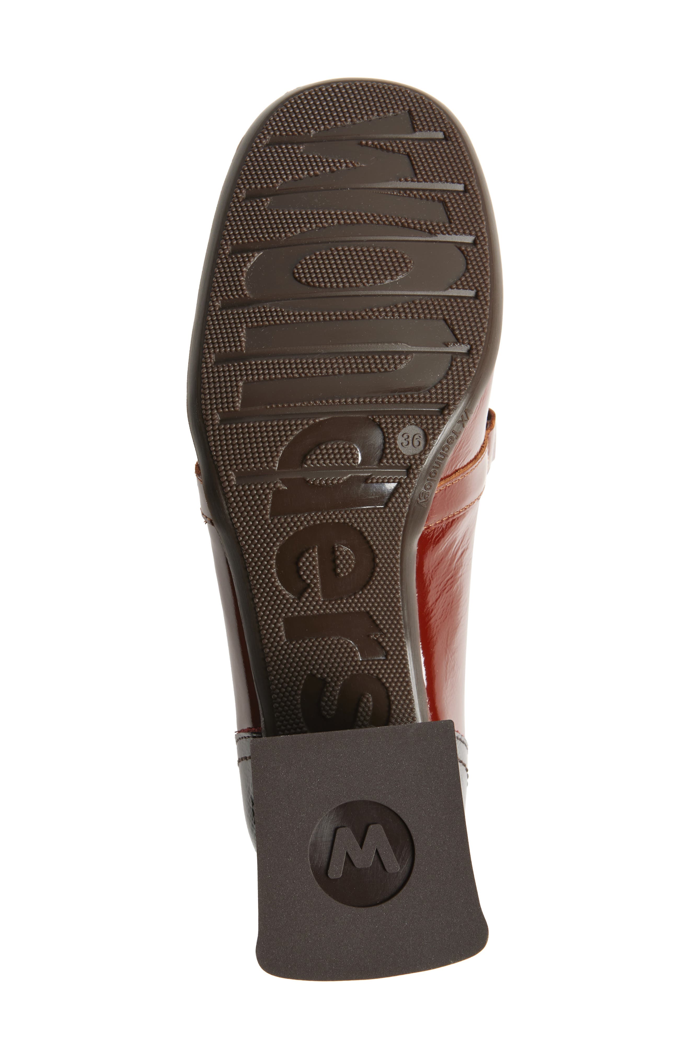 Wonders Moc Toe Bit Loafer Pump, Alternate, color, Brown Cream Combo