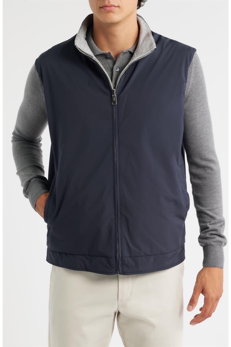 Reversible Insulated Resort Vest, Alternate, color, NAVY