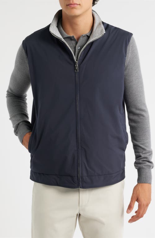 Aurélien Reversible Insulated Resort Vest In Blue