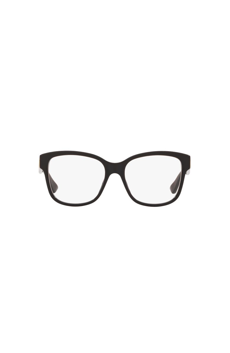Gucci 54mm Rectangle optical glasses, Alternate, color, Black