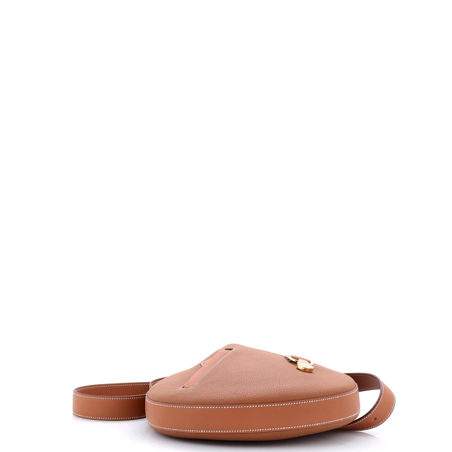 Pre-Owned Hermes Arcon Bag Togo and Swift Petite, Alternate, color, Gold