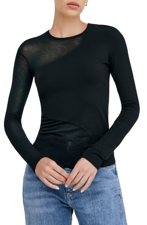 Casey Contrast Knit Top
