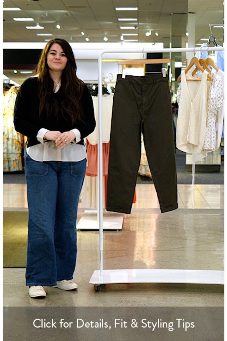 High Waist Slim Fit Chinos video