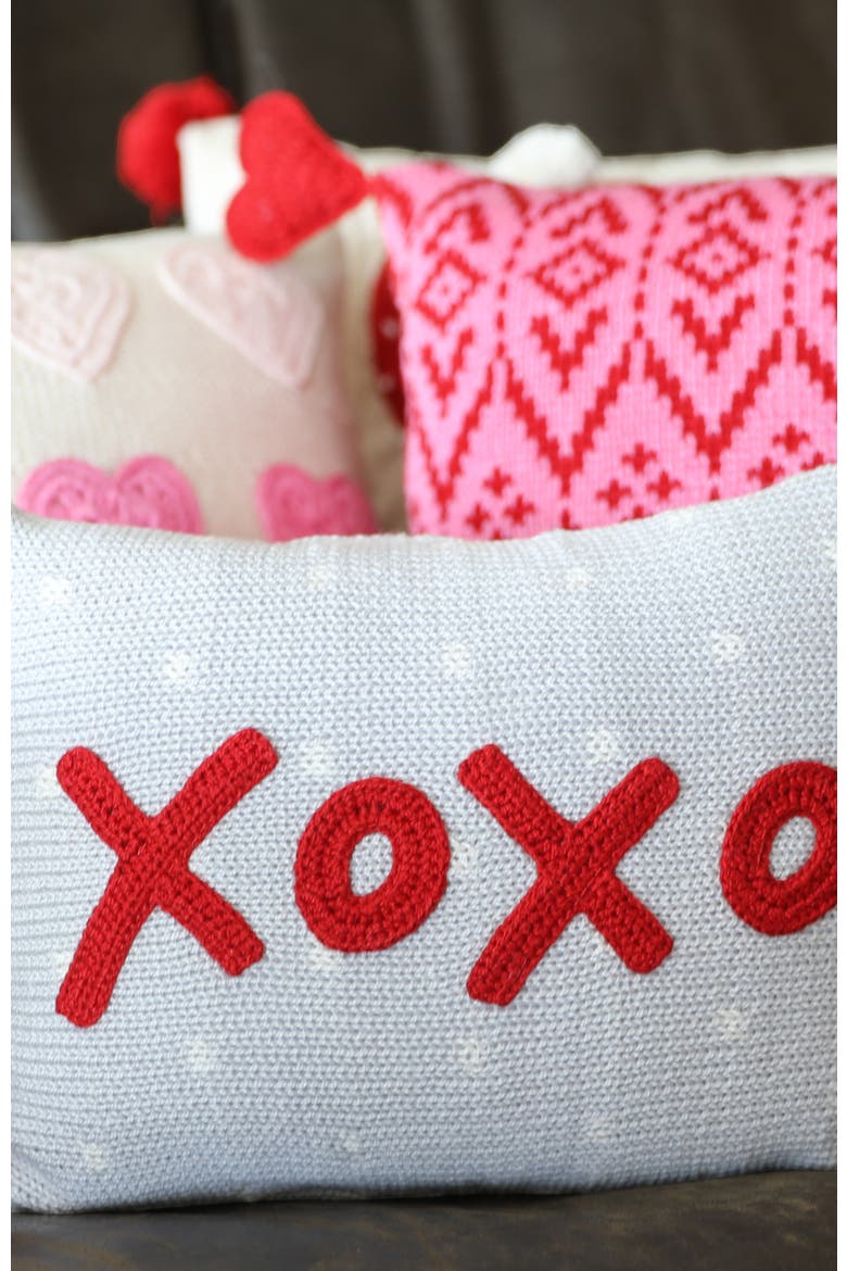 Valentine Mini Pillow, Alternate, color, Grey