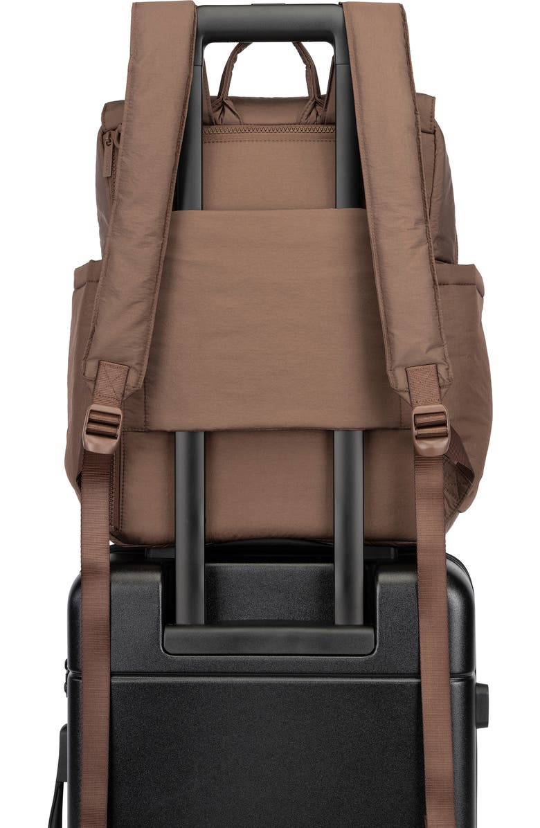 CALPAK Diaper Backpack with Laptop Sleeve, Alternate, color, Hazelnut