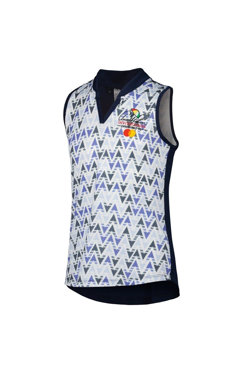 adidas Girls Youth adidas Navy Arnold Palmer Print HEAT.RDY Polo, Alternate, color, Navy