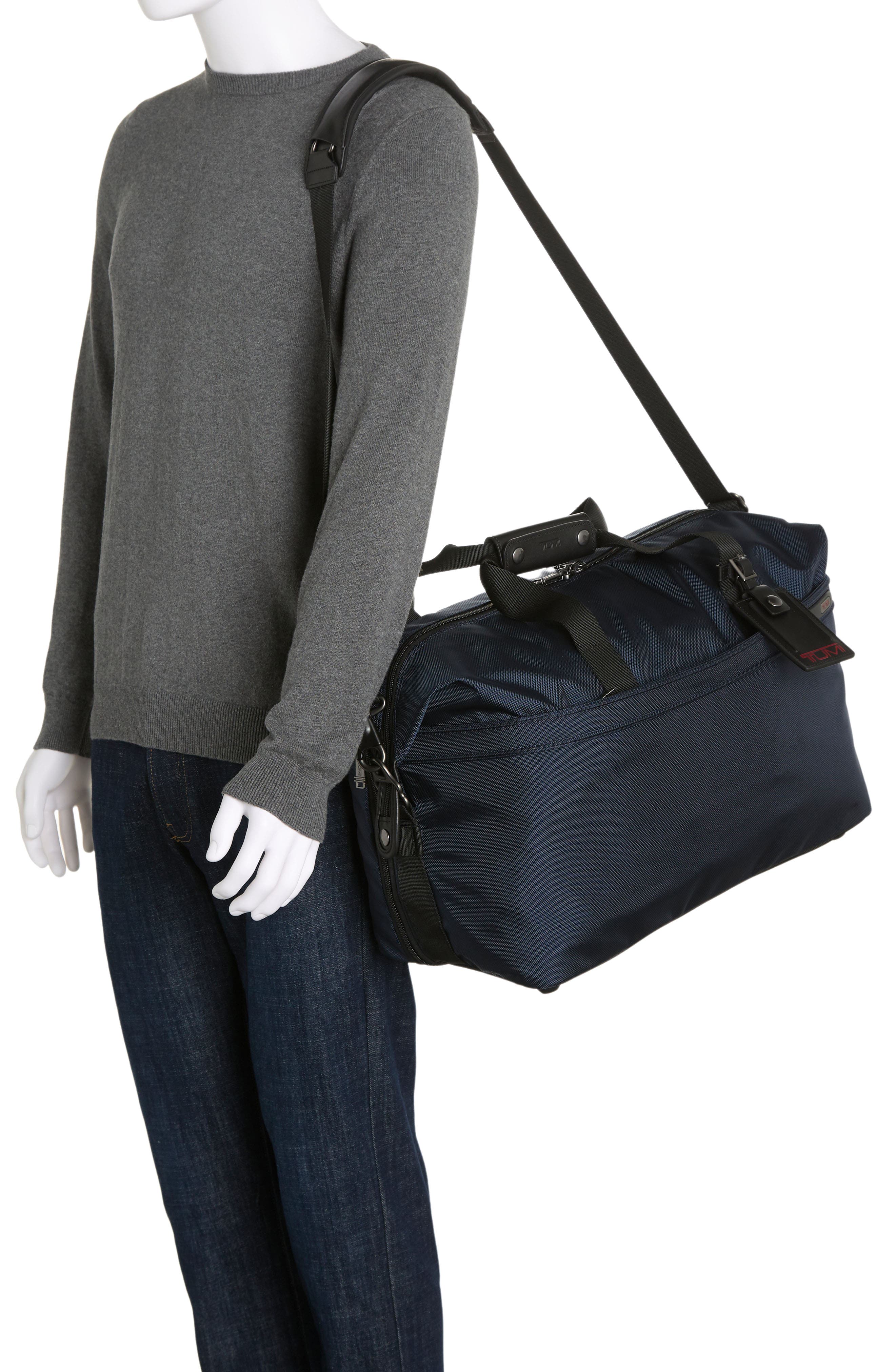 Expansion Travel Satchel, Alternate, color, NAVY