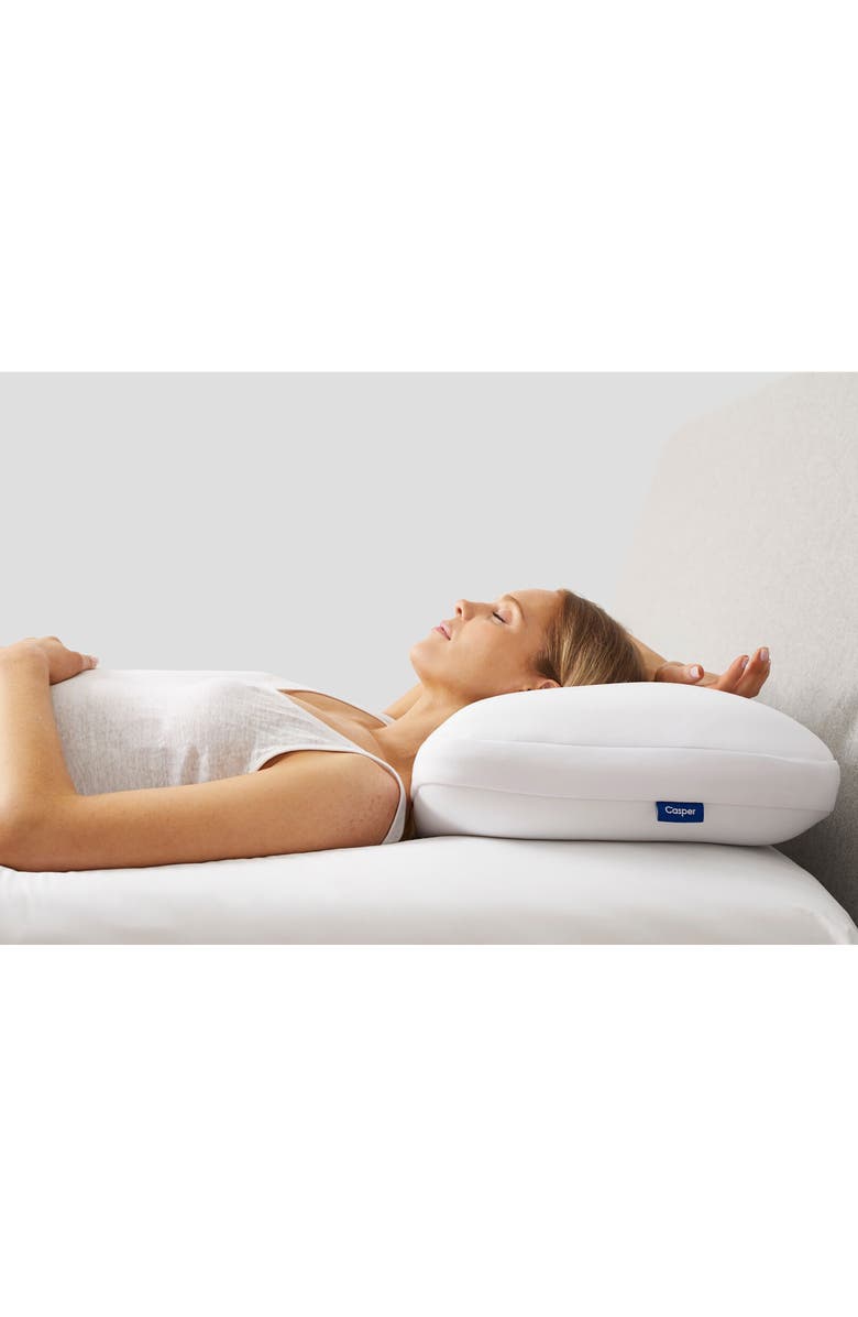 Casper Set of 2 Hybrid Pillows, Alternate, color, White