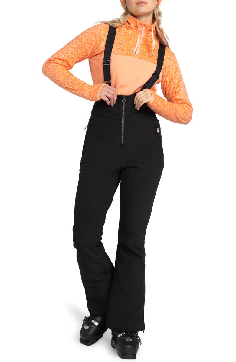 Roxy Summit Snow Bib Pants, Main, color, 