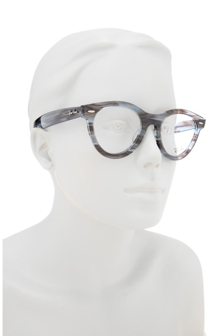 Oval 51mm Optical Glasses, Main, color, BLUE