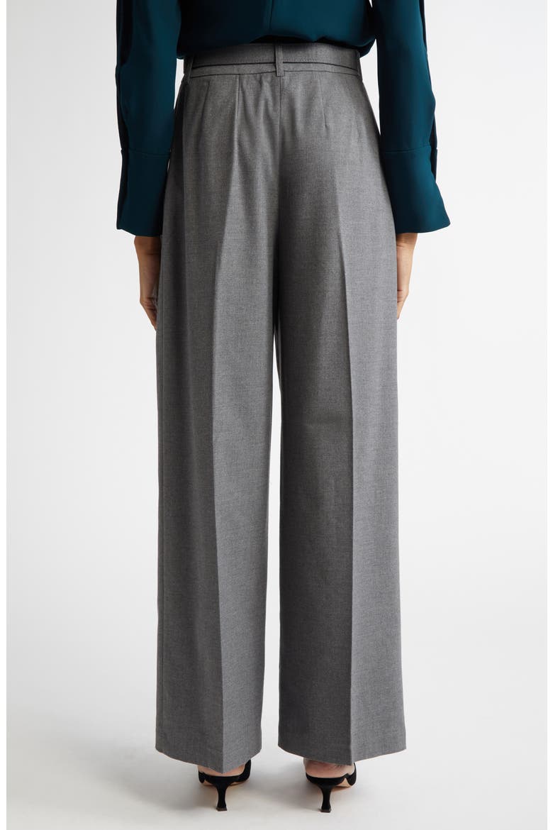 Freja Belted Wide Leg Pants, Alternate, color, GREY
