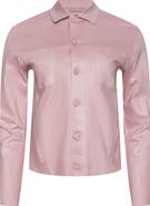 L'AGENCE Janelle Slim Fit Raw Hem Jacket