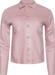 L'AGENCE Janelle Slim Fit Raw Hem Jacket