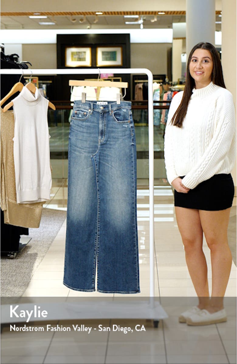 Far Out High Waist Wide Leg Jeans, sales video thumbnail