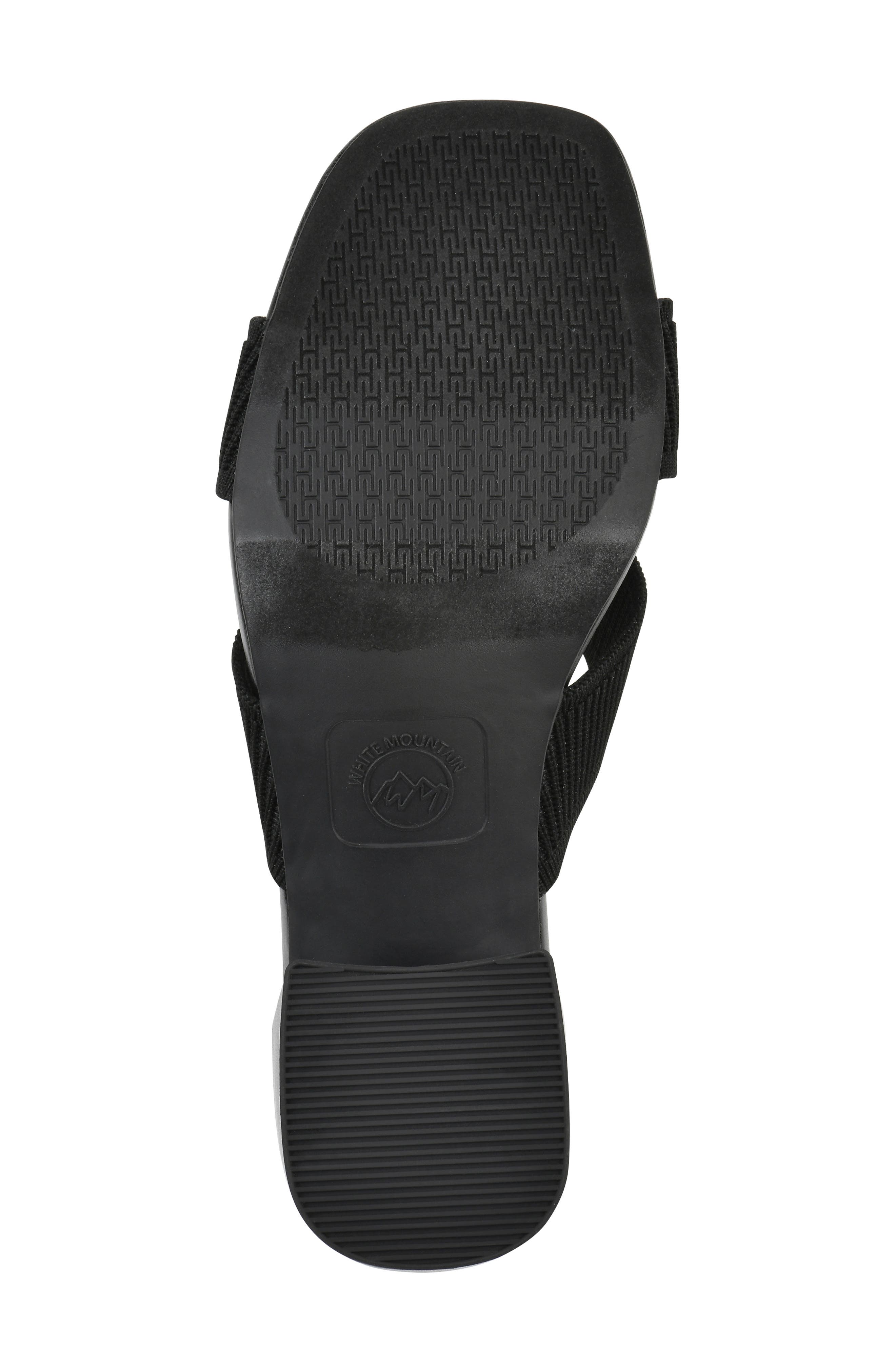 CLIFFS BY WHITE MOUNTAIN Milled Sandal, Alternate, color, Black Fabric