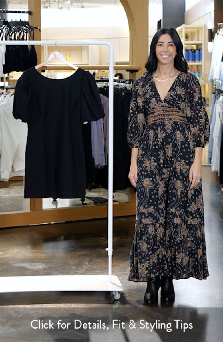 Heather Bow Back Minidress, sales video thumbnail