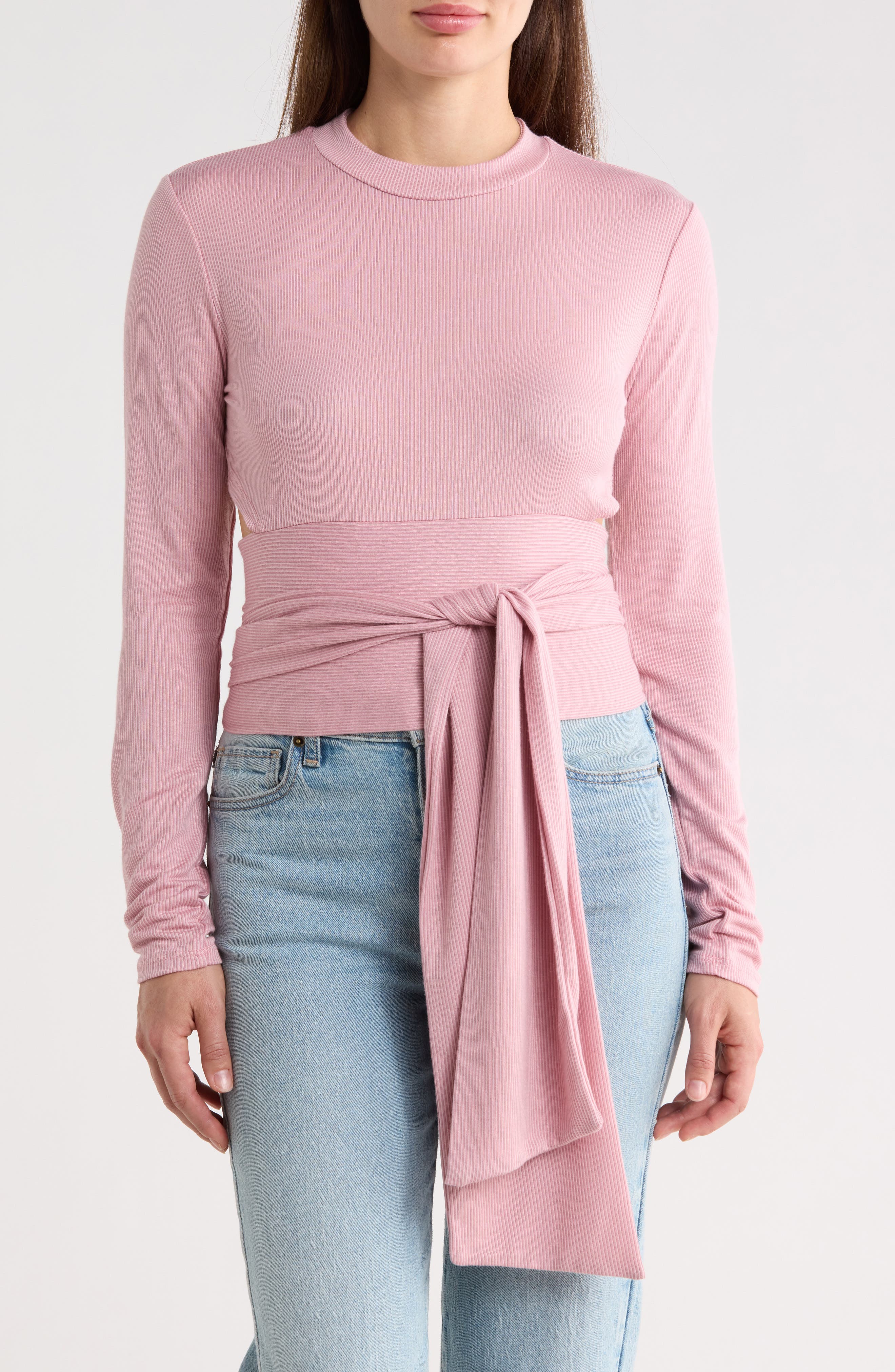 GO COUTURE Tie Back Top