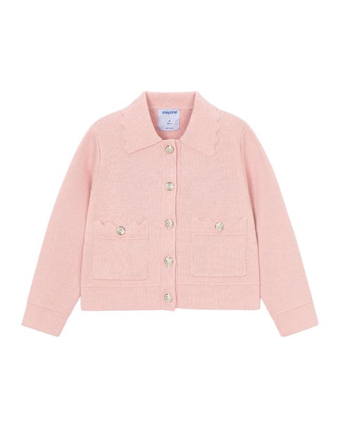 Jacket With Scalloped Detail