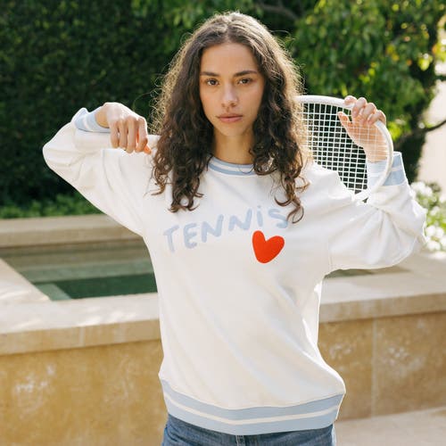 Ellsworth + Ivey Sweatshirt In White