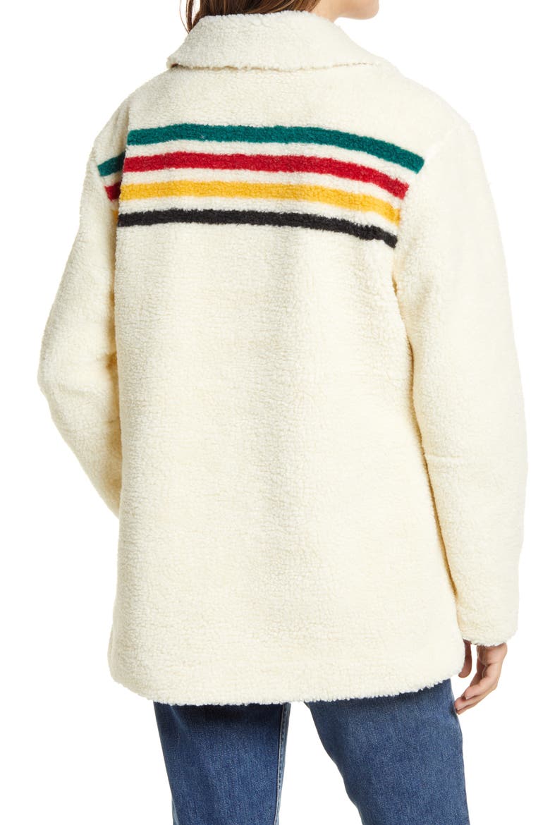 Women's Glacier Sunset Fleece Zip-Up Jacket, Alternate, color, GLACIER IVORY