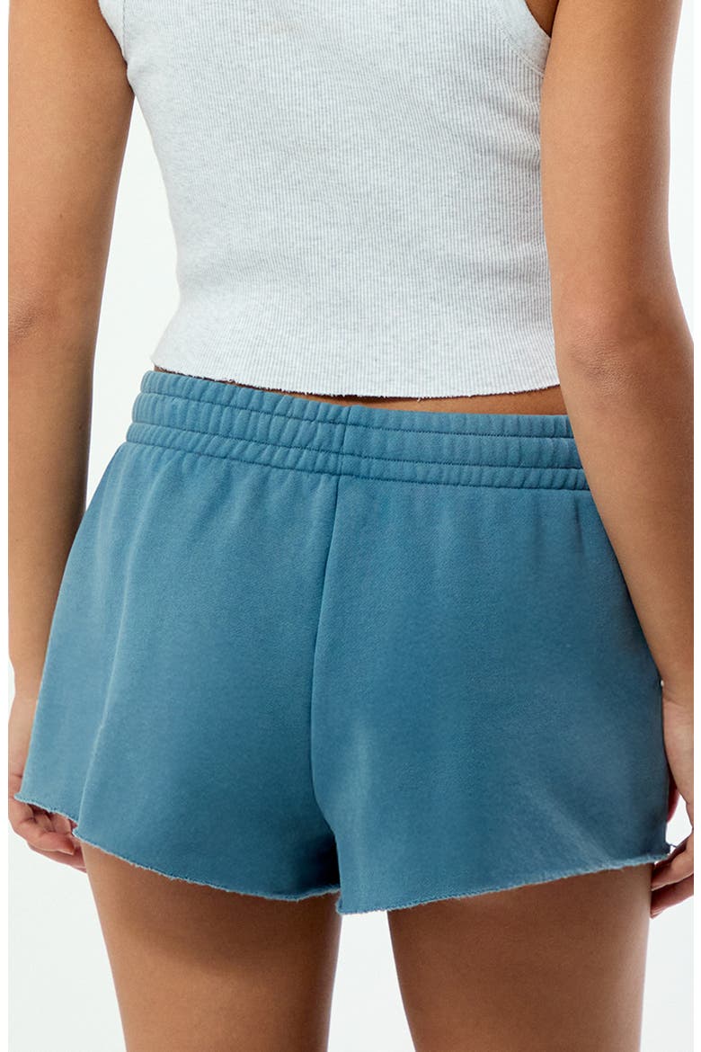 Core Washed Mini Sweat Shorts, Alternate, color, BLUE