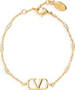 Valentino VLOGO Signature Swarovski Crystal Bracelet