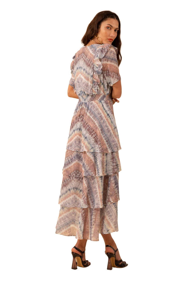 Hale Bob Caroline Chiffon Dress, Alternate, color, 