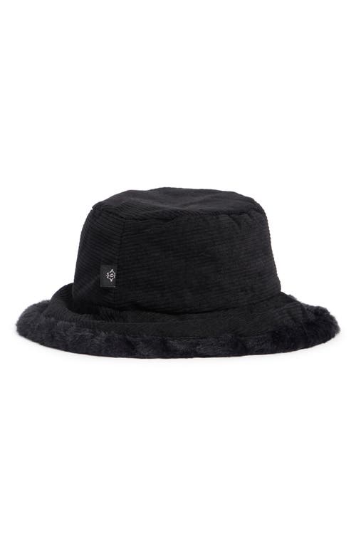 Nanette Lepore Corduroy Bucket Hat In Black
