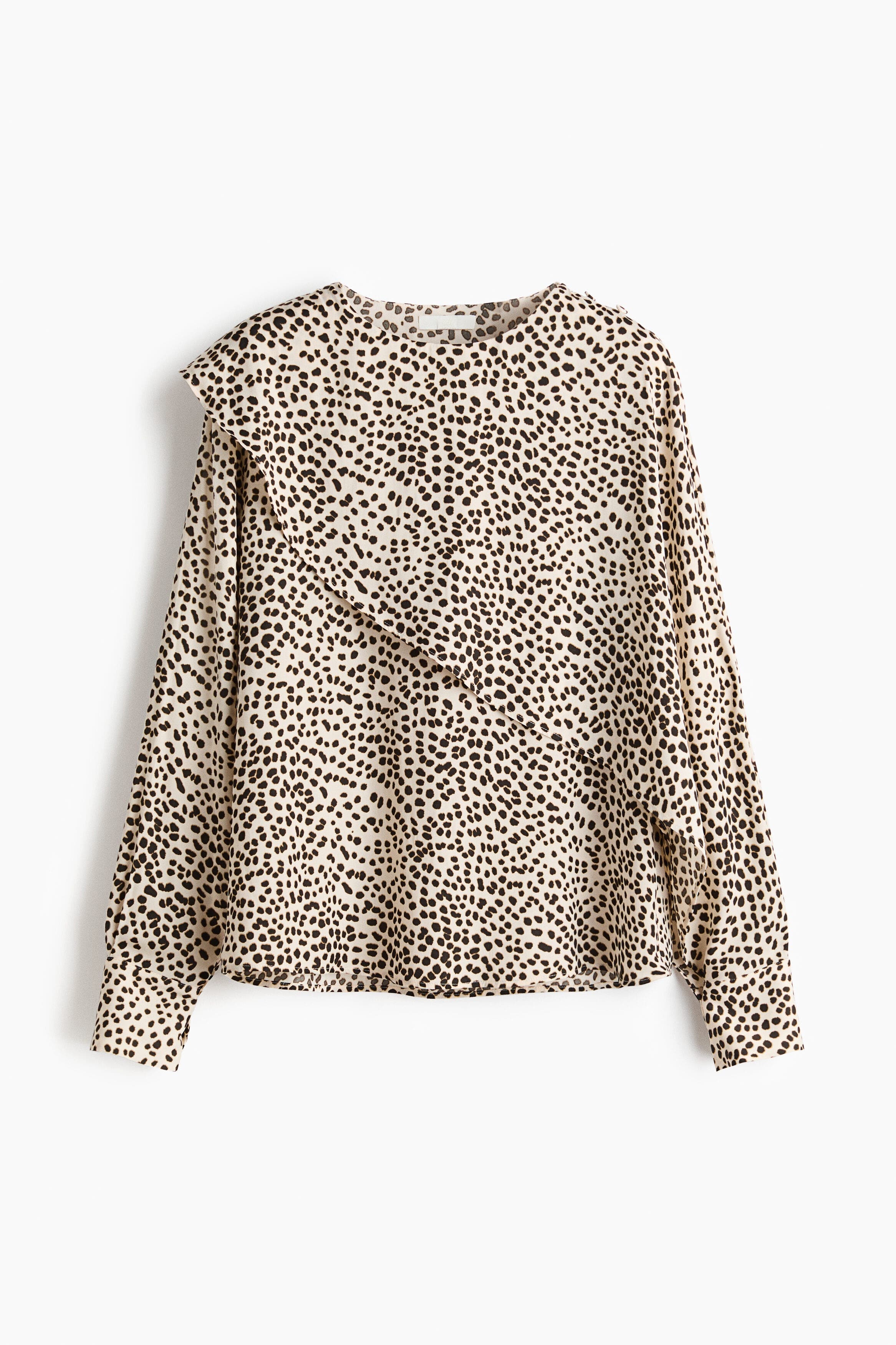 Cape-detail Blouse - image 3