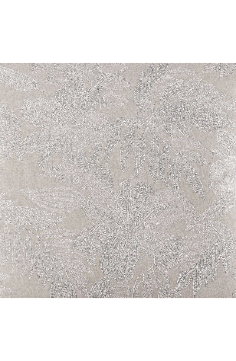 Tommy Bahama Island Estate Floral Embroidered Accent Pillow, Alternate, color, Natural