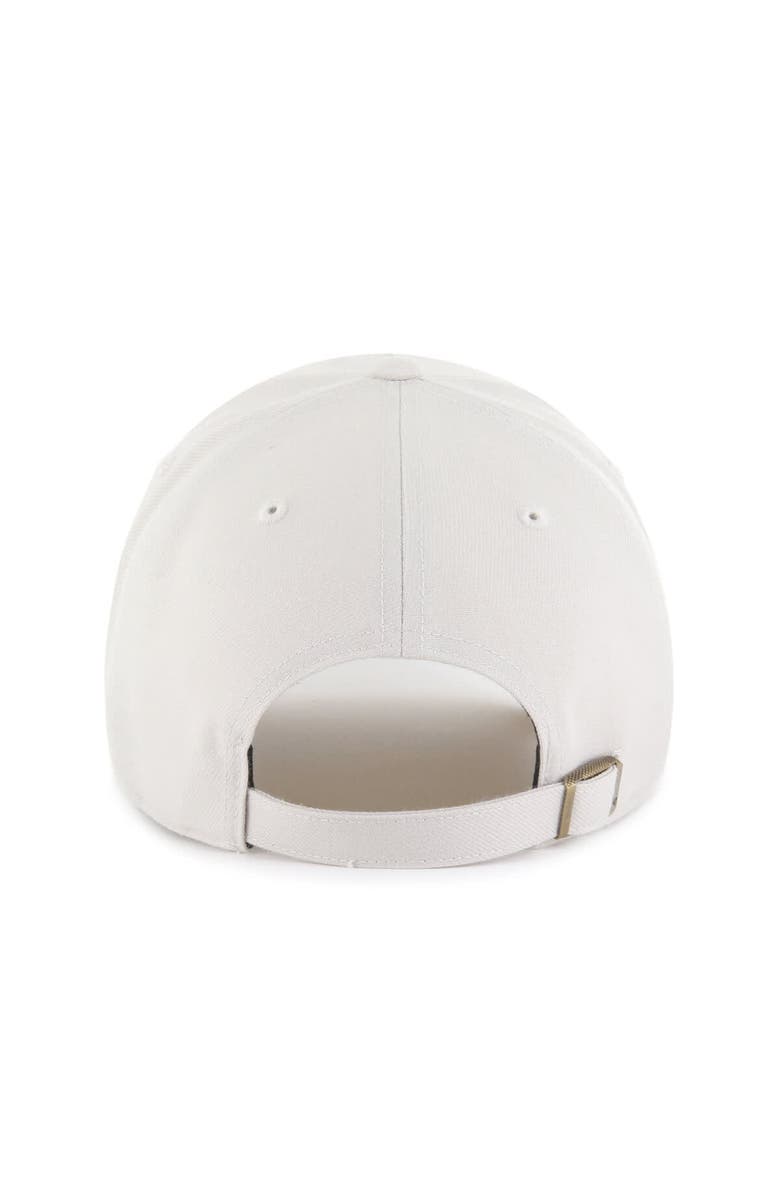 '47 Men's '47 Cream Las Vegas Raiders Ballpark Offside Adjustable Hat, Alternate, color,