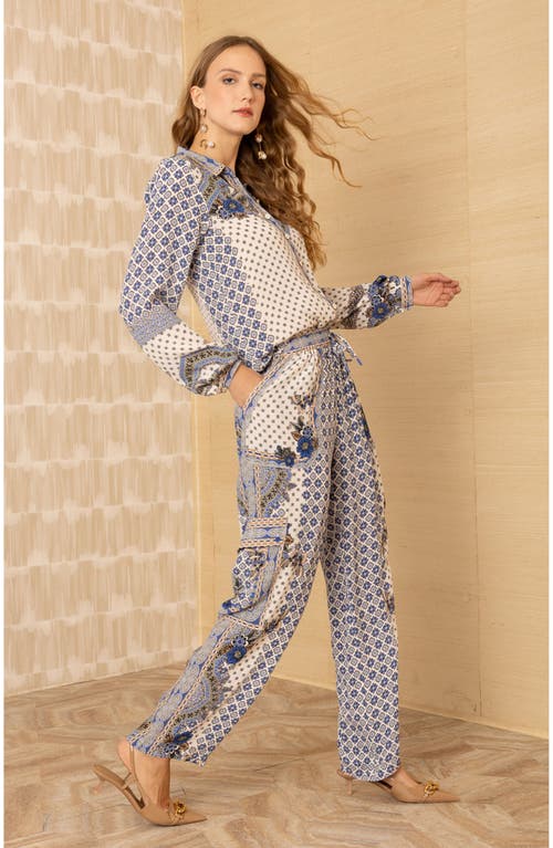 Hale Bob Kamari Top In Blue